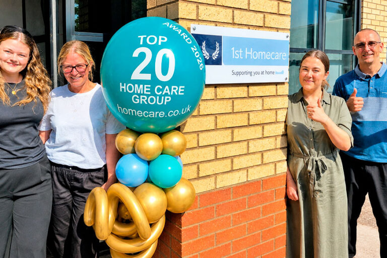 1st Homecare celebrates seventh consecutive Top 20 Home Care Award